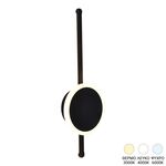 Φωτιστικό τοίχου-απλίκα Terzia pakoworld led μέταλλο σε μαύρη απόχρωση Φ13x40εκ - ΑΠΛΙΚΕΣ ΤΟΙΧΟΥ στο Milonadakis.gr