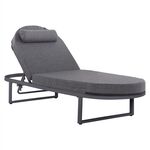 ΕΠΑΓΓΕΛΜATIKH ΞΑΠΛΩΣΤΡΑ MALLOW HM10715.03 ΣΚΟΥΡΟ ΓΚΡΙ ΑΛΟΥΜΙΝΙΟ & ΜΑΞΙΛΑΡΙ 198x71x103Υεκ - ΞΑΠΛΩΣΤΡΕΣ στο Milonadakis.gr