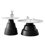 ΣΕΤ 2 ΤΡΑΠΕΖΙΑ ΣΑΛΟΝΙΟΥ LIDOX HM18306.02 SINTERED STONE TOP- SNOW WHITE ΧΡΩΜΑ Φ50 & Φ70 - ΤΡΑΠΕΖΑΚΙΑ ΣΑΛΟΝΙΟΥ στο Milonadakis.gr