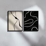 Πίνακας Bennez I pakoworld δίπτυχος με ψηφιακή εκτύπωση και πλαίσιο 33x1.5x48εκ - ΠΙΝΑΚΕΣ στο Milonadakis.gr