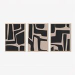 Πίνακας Jelenta  pakoworld τρίπτυχος με ψηφιακή εκτύπωση και πλαίσιο 33x1.5x48εκ - ΠΙΝΑΚΕΣ στο Milonadakis.gr