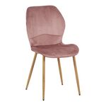 Καρέκλα Jelour pakoworld βελούδο σε σάπιο μήλο απόχρωση-πόδια φυσικά μεταλλικά 46.5x60x84εκ - ΚΑΡΕΚΛΕΣ - ΠΟΛΥΘΡΟΝΕΣ ΕΣ. στο Milonadakis.gr