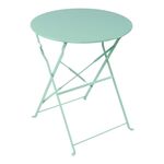 Τραπεζι Bistro pakoworld μεταλλικό αναδιπλούμενο σε μέντα απόχρωση Φ60x71εκ - ΤΡΑΠΕΖΙΑ ΕΞ. ΧΩΡΟΥ στο Milonadakis.gr
