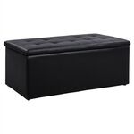 ΣΚΑΜΠΟ PU ΜΕ ΑΠΟΘΗΚΕΥΤΙΚΟ ΧΩΡΟ TRISCUBE ΜΑΥΡΟ HM223.01 121x51.5x50Υ εκ. - ΠΟΥΦ - ΣΚΑΜΠΟ - ΜΠΑΟΥΛΟ στο Milonadakis.gr