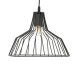 Φωτιστικό οροφής Derbea pakoworld Ε27 μέταλλο μαύρο Φ25x70εκ - ΦΩΤΙΣΤΙΚΑ ΟΡΟΦΗΣ στο Milonadakis.gr