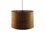 Φωτιστικό οροφής Siwel Inart Ε27 μπαμπού σε καφέ απόχρωση Φ40x27εκ - ΦΩΤΙΣΤΙΚΑ ΟΡΟΦΗΣ στο Milonadakis.gr