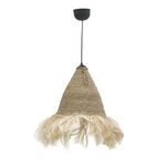 Φωτιστικό οροφής Geole Inart γιούτα σε φυσική απόχρωση Φ30x84εκ - ΦΩΤΙΣΤΙΚΑ ΟΡΟΦΗΣ στο Milonadakis.gr