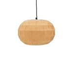 Φωτιστικό οροφής Ozelia Inart καφέ press papier-μέταλλο Φ33x122εκ - ΦΩΤΙΣΤΙΚΑ ΟΡΟΦΗΣ στο Milonadakis.gr