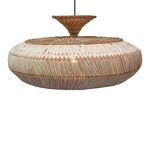 Φωτιστικό οροφής Lafrene Inart sisal σε φυσικό χρώμα Φ90x43εκ - ΦΩΤΙΣΤΙΚΑ ΟΡΟΦΗΣ στο Milonadakis.gr