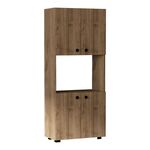 Στήλη Guzel pakoworld σε καρυδί απόχρωση 60x31.4x140εκ - ΝΤΟΥΛΑΠΙΑ - ΠΑΠΟΥΤΣΟΘΗΚΕΣ στο Milonadakis.gr