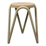 Σκαμπό Serzona pakoworld pp σε απόχρωση cappuccino Φ27x45.5εκ - ΣΚΑΜΠΩ στο Milonadakis.gr