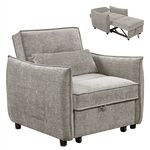 ΠΟΛΥΘΡΟΝΑ-ΚΡΕΒΑΤΙ ORYN HM3307.03 ΜΠΕΖ ΥΦΑΣΜΑ 89x85x84Υεκ. - ΠΟΛΥΘΡΟΝΕΣ ΚΡΕΒΑΤΙ στο Milonadakis.gr