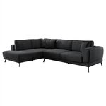 ΚΑΝΑΠΕΣ ΚΡΕΒΑΤΙ ΑΡΙΣΤΕΡΗ ΓΩΝΙΑ ZENORA HM3337.01L ΣΚΟΥΡΟ ΓΚΡΙ ΥΦΑΣΜΑ 304x212x80Υεκ - ΚΑΝΑΠΕΔΕΣ-ΣΑΛΟΝΙΑ στο Milonadakis.gr