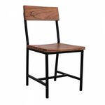 ΚΑΡΕΚΛΑ ΑΠΟ ΜΕΤΑΛΛΟ ΚΑΙ ΜΑΣΙΦ ΞΥΛΟ ΑΚΑΚΙΑΣ ΦΥΣΙΚΟ 45,5x43,5x85,5Υεκ.HM8179.11 - ΚΑΡΕΚΛΕΣ - ΠΟΛΥΘΡΟΝΕΣ ΕΣ. στο Milonadakis.gr