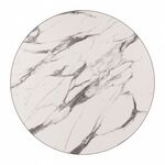 ΕΠΙΦΑΝΕΙΑ ΤΡΑΠΕΖΙΟΥ HPL HM5842.11 MARBLE WHITE-GREY Φ69 εκ. ΠΑΧΟΥΣ 12mm. - ΚΑΠΑΚΙΑ HPL στο Milonadakis.gr