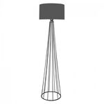 ΦΩΤΙΣΤΙΚΟ ΔΑΠΕΔΟΥ ΜΕΤΑΛΛΙΚΟ ΓΚΡΙ HM7581.01 Φ38x155 εκ. - ΦΩΤΙΣΤΙΚΑ ΔΑΠΕΔΟΥ στο Milonadakis.gr