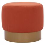 ΣΚΑΜΠΟ VINDE HM9260.02 ΚΟΡΑΛΙ ΜΕ ΧΡΥΣΗ ΒΑΣΗ Φ40x35 εκ. - ΠΟΥΦ - ΣΚΑΜΠΟ - ΜΠΑΟΥΛΟ στο Milonadakis.gr