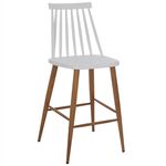 ΣΚΑΜΠΟ ΜΠΑΡ VANESSA HM9300.01 ΛΕΥΚΟ ΜΕΣΑΙΟΥ ΥΨΟΥΣ 43x45x97Υεκ. - ΣΚΑΜΠΟ ΜΠΑΡ στο Milonadakis.gr