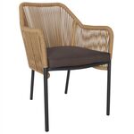 ΠΟΛΥΘΡΟΝΑ ΑΛΟΥΜΙΝΙΟΥ HM5855.02 ΑΝΘΡΑΚΙ ΜΕ ΣΧΟΙΝΙ WICKER PE 56x66x82 εκ. - ΚΑΡΕΚΛΕΣ - ΠΟΛΥΘΡΟΝΕΣ στο Milonadakis.gr