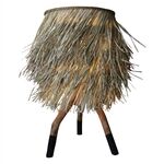 ΦΩΤΙΣΤΙΚΟ ΕΠΙΤΡΑΠΕΖΙΟ ΠΟΔΙΑ ΤΕΑΚ ΚΑΠΕΛΟ SEAGRASS ΣΕ ΦΥΣΙΚΟ ΜΑΥΡΟ Φ30x30-60Yεκ.HM7771 - ΕΠΙΤΡΑΠΕΖΙΑ ΦΩΤΙΣΤΙΚΑ στο Milonadakis.gr