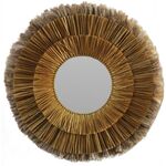 ΚΑΘΡΕΠΤΗΣ ΤΟΙΧΟΥ ΣΤΡΟΓΓΥΛΟΣ ΑΠΟ MENDONG ΚΑΙ ΑΜΠΑΚΑ ΦΥΣΙΚΟ-ΧΡΥΣΟ 80x4x80Yεκ.HM7797 - ΚΑΘΡΕΠΤΕΣ στο Milonadakis.gr