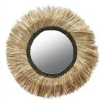 ΚΑΘΡΕΠΤΗΣ ΤΟΙΧΟΥ ΣΤΡΟΓΓΥΛΟΣ ΙΝΕΣ ΣΙΖΑΛ ΚΑΙ ΑΜΠΑΚΑ ΣΕ ΧΡΩΜΑ ΦΥΣΙΚΟ ΜΑΥΡΟ Φ90εκ.HM7746 - ΚΑΘΡΕΠΤΕΣ στο Milonadakis.gr