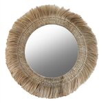 ΚΑΘΡΕΠΤΗΣ ΤΟΙΧΟΥ ΣΤΡΟΓΓΥΛΟΣ ΜΕ ΙΝΕΣ ΑΜΠΑΚΑ ΣΕ ΧΡΩΜΑ ΦΥΣΙΚΟ 120x4x120Yεκ.HM7747 - ΚΑΘΡΕΠΤΕΣ στο Milonadakis.gr