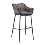 ΣΚΑΜΠΟ ΑΛΟΥΜΙΝΙΟΥ ΣΚΕΛΕΤΟΣ ΑΝΘΡΑΚΙ-ΣΧΟΙΝΙ ΚΑΦΕ 50x50x103Υεκ.HM5862.01 - ΣΚΑΜΠΩ στο Milonadakis.gr