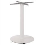 ΒΑΣΗ ΤΡΑΠΕΖΙΟΥ ΑΛΟΥΜΙΝΙΟΥ ΣΤΡΟΓΓΥΛΗ ΛΕΥΚΟ ΜΑΤ HM476.02 ΣΤΑΥΡΟΣ 48Χ48εκ Φ45Χ72Υεκ. - ΒΑΣΕΙΣ ΤΡΑΠΕΖΙΩΝ στο Milonadakis.gr