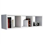 ΡΑΦΙΕΡΑ ΤΟΙΧΟΥ ΜΕΛΑΜΙΝΗΣ ΛΕΥΚΗ HM9228.11 90x22x25,6Υ εκ. - ΒΙΒΛΙΟΘΗΚΕΣ στο Milonadakis.gr