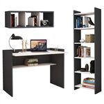 ΣΕΤ ΓΡΑΦΕΙΟΥ 3ΤΜΧ HM11776.13 ΜΕΛΑΜΙΝΗ ΣΕ ΓΚΡΙ ΚΑΙ ΛΕΥΚΟ ΧΡΩΜΑ - ΓΡΑΦΕΙΑ στο Milonadakis.gr