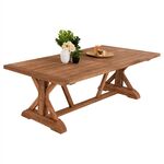 ΤΡΑΠΕΖΙ ΤΡΑΠΕΖΑΡΙΑΣ KRONOS HM5964 ΑΝΑΚΥΚΛΩΜΕΝΟ ΞΥΛΟ ΤΕΑΚ ΣΕ ΦΥΣΙΚΟ 240x100x75Υεκ. - ΤΡΑΠΕΖΙΑ ΚΟΥΖΙΝΑΣ στο Milonadakis.gr