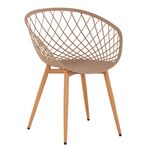 ΠΟΛΥΘΡΟΝΑ ΠΟΛΥΠΡΟΠΥΛΕΝΙΟΥ ΚΑΠΟΥΤΣΙΝΟ ΜΕΤΑΛΛΙΚΑ ΠΟΔΙΑ ARIADNE HM8001.13 63x56x80Y εκ. - ΚΑΡΕΚΛΕΣ - ΠΟΛΥΘΡΟΝΕΣ ΕΣ. στο Milonadakis.gr