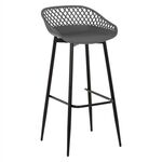 ΣΚΑΜΠΟ ΠΟΛΥΠΡΟΠΥΛΕΝΙΟΥ AVAYA ΓΚΡΙ ΜΕ ΜΕΤΑΛΛΙΚΑ ΠΟΔΙΑ ΜΑΥΡΑ HM8686.20 46x48x99Υ εκ. - ΣΚΑΜΠΟ ΜΠΑΡ στο Milonadakis.gr