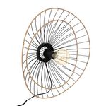 Φωτιστικό τοίχου-απλίκα Alara pakoworld E27 40W χρυσό-μαύρο Φ45x11εκ - ΕΠΙΤΡΑΠΕΖΙΑ ΦΩΤΙΣΤΙΚΑ στο Milonadakis.gr