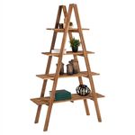 ΒΙΒΛΙΟΘΗΚΗ STAM HM7895 TEAK ΞΥΛΟ ΣΕ ΦΥΣΙΚΟ ΧΡΩΜΑ 120x33x180Y εκ. - ΒΙΤΡΙΝΕΣ στο Milonadakis.gr