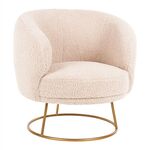 ΠΟΛΥΘΡΟΝΑ ARIEN HM8403.20 ΥΦΑΣΜΑ ΜΠΟΥΚΛΕ ΕΚΡΟΥ ΜΕ ΧΡΥΣΗ ΒΑΣΗ 78x75x84Υεκ. - ΚΑΡΕΚΛΕΣ - ΠΟΛΥΘΡΟΝΕΣ ΕΣ. στο Milonadakis.gr