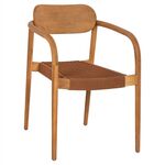 ΠΟΛΥΘΡΟΝΑ OSLO HM9636.01 ΞΥΛΟ TEAK ΦΥΣΙΚΟ & ΚΑΦΕ ΣΧΟΙΝΙ 55x54x80Y εκ. - ΚΑΡΕΚΛΕΣ - ΠΟΛΥΘΡΟΝΕΣ ΕΣ. στο Milonadakis.gr