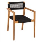 ΠΟΛΥΘΡΟΝΑ CHARLOTTE HM9637.02 ΞΥΛΟ TEAK ΦΥΣΙΚΟ & ΜΑΥΡΟ ΣΧΟΙΝΙ 59x54x83Y εκ. - ΚΑΡΕΚΛΕΣ - ΠΟΛΥΘΡΟΝΕΣ ΕΣ. στο Milonadakis.gr