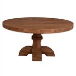 ΤΡΑΠΕΖΙ ΣΤΡΟΓΓΥΛΟ PROVENCE HM9643 ΑΝΑΚΥΚΛ. ΤΕΑΚ ΞΥΛΟ ΣΚΑΛΙΣΤΟ ΠΟΔΙ-8εκ.ΕΠΙΦΑΝΕΙΑ Φ150x76Υεκ. - ΤΡΑΠΕΖΙΑ ΚΟΥΖΙΝΑΣ στο Milonadakis.gr