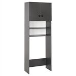 ΕΠΙΠΛΟ ΠΛΥΝΤΗΡΙΟΥ ΜΕ ΡΑΦΙΑ ΚΑΙ ΝΤΟΥΛΑΠΙ TERRY ΓΚΡΙ ΜΕΛΑΜΙΝΗ HM9122.13 64Χ29Χ181Υεκ. - ΝΤΟΥΛΑΠΙΑ - ΠΑΠΟΥΤΣΟΘΗΚΕΣ στο Milonadakis.gr