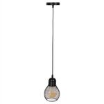 ΦΩΤΙΣΤΙΚΟ ΟΡΟΦΗΣ ΚΡΕΜΑΣΤΟ HM4171 ΜΑΥΡΟ ΜΕΤΑΛΛΙΚΟ ΔΙΚΤΥΩΤΟ ΚΑΠΕΛΟ Φ13x125Yεκ. - ΦΩΤΙΣΤΙΚΑ ΟΡΟΦΗΣ στο Milonadakis.gr