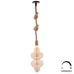 ΛΑΜΠΤΗΡΑΣ LED FILAMENT 8W E27 3000K GOLD COLOR DIMMABLE HM4053.02 - ΦΩΤΙΣΜΟΣ ΟΙΚΟΝΟΜΙΑΣ στο Milonadakis.gr