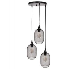 ΦΩΤΙΣΤΙΚΟ ΟΡΟΦΗΣ ΚΡΕΜΑΣΤΟ HM4104 3ΦΩΤΟ ΜΑΥΡΑ ΜΕΤΑΛΛΙΚΑ ΚΑΠΕΛΑ Φ24x123Υεκ. - ΦΩΤΙΣΤΙΚΑ ΟΡΟΦΗΣ στο Milonadakis.gr