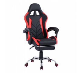 ΠΟΛΥΘΡΟΝΑ GAMING RUTT ΜΕ ΑΝΑΚΛΙΝΟΜΕΝΗ ΠΛΑΤΗ ΚΑΙ ΥΠΟΠΟΔΙΟ HM1156.01 ΣΕ ΧΡΩΜΑ ΜΑΥΡΟ-ΚΟΚΚΙΝΟ - ΚΑΡΕΚΛΕΣ ΓΡΑΦΕΙΟΥ στο Milonadakis.gr