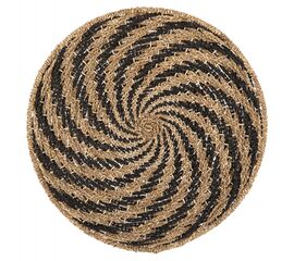 ΔΙΑΚΟΣΜΗΤΙΚΟ ΤΟΙΧΟΥ ΣΤΡΟΓΓΥΛΟ HM7830.02 ΣΠΙΡΑΛ ΟΨΗ-SEAGRASS ΣΕ ΜΑΥΡΟ-ΦΥΣΙΚΟ Φ61x3εκ. - ΔΙΑΚΟΣΜΗΤΙΚΑ ΤΟΙΧΟΥ στο Milonadakis.gr