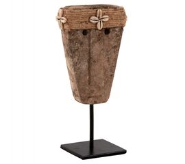 ΕΠΙΤΡΑΠΕΖΙΟ ΔΙΑΚΟΣΜΗΤΙΚΟ ΠΡΟΣΩΠΟ HM4315 PARAS STONE-ΜΕΤΑΛΛΙΚΟ ΜΑΥΡΟ STAND 10x7x21Υ εκ. - ΑΝΤΙΚΕΙΜΕΝΑ στο Milonadakis.gr