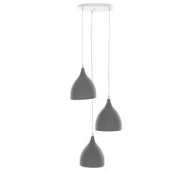 ΦΩΤΙΣΤΙΚΟ ΟΡΟΦΗΣ ΚΡΕΜΑΣΤΟ HM4139 ΓΚΡΙ ΜΕΤΑΛΛΙΚΟ 3ΦΩΤΟ Φ33x33-115Υεκ. - ΦΩΤΙΣΤΙΚΑ ΟΡΟΦΗΣ στο Milonadakis.gr