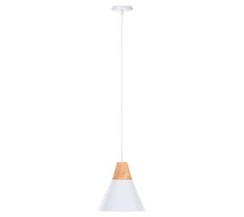 ΦΩΤΙΣΤΙΚΟ ΟΡΟΦΗΣ ΚΡΕΜΑΣΤΟ HM4149 ΛΕΥΚΟ ΜΕΤΑΛΛΙΚΟ ΚΑΠΕΛΟ-ΞΥΛΟ Φ22x115Υ εκ. - ΦΩΤΙΣΤΙΚΑ ΟΡΟΦΗΣ στο Milonadakis.gr