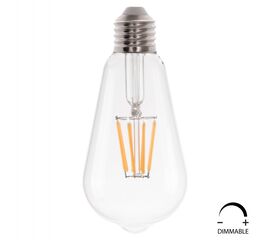 ΛΑΜΠΤΗΡΑΣ HM4188.01 LED FILAMENT 8W E27 DIMMABLE 2700K ΔΙΑΦΑΝΟΣ - ΦΩΤΙΣΜΟΣ ΟΙΚΟΝΟΜΙΑΣ στο Milonadakis.gr
